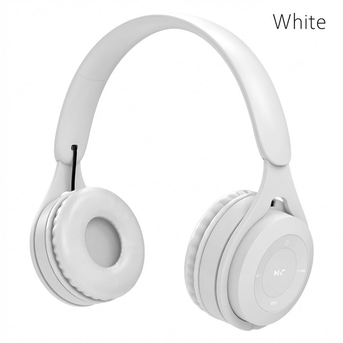 Y08 Macaron Wireless Bluetooth Headphones with Mic — Stereo Headband for Kids & Gaming