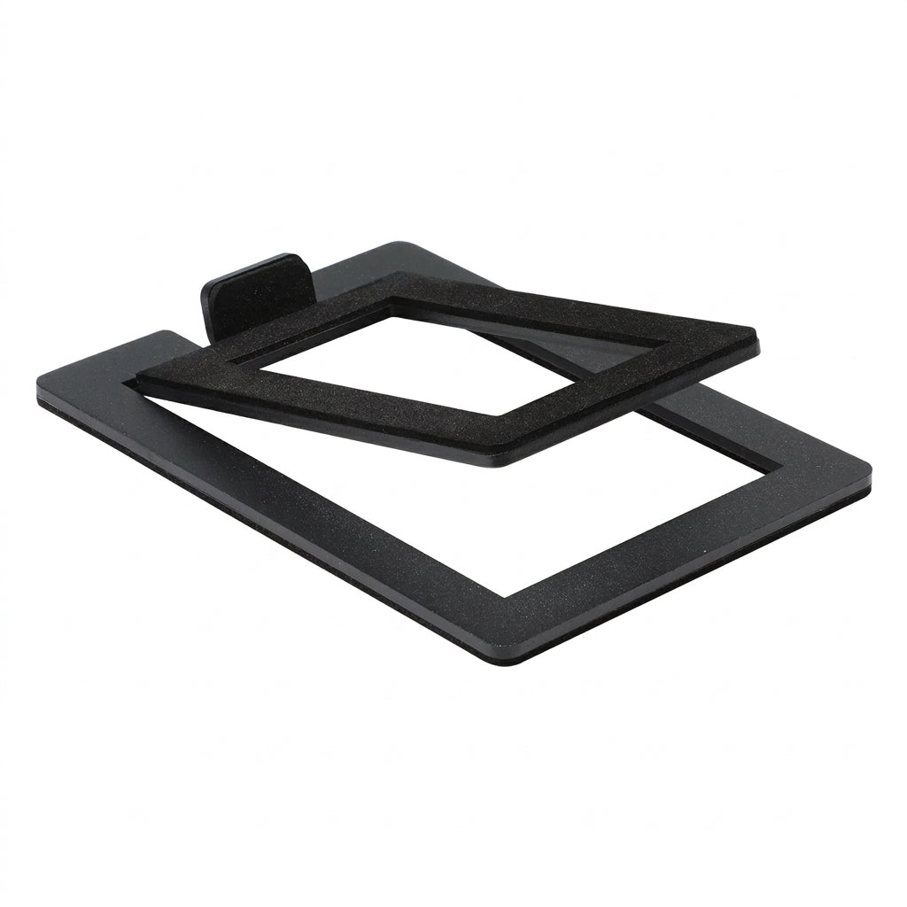 Desktop Speaker Stands — Carbon Steel 2‑Pack for Improved Stereo Sound & Shock Absorption