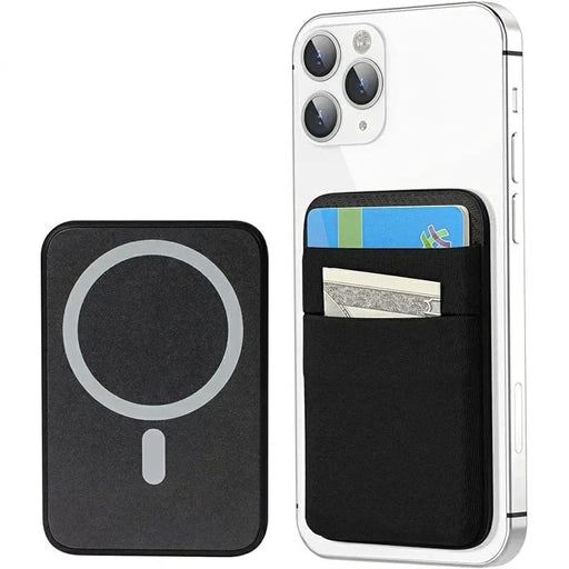 MagSafe Elastic Lycra Phone Card Holder — Fits iPhone 16/15 Pro Max & MagSafe Android