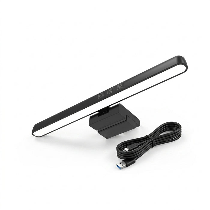 LED Monitor Light Bar — Dimmable 3‑Colour Reading Lamp