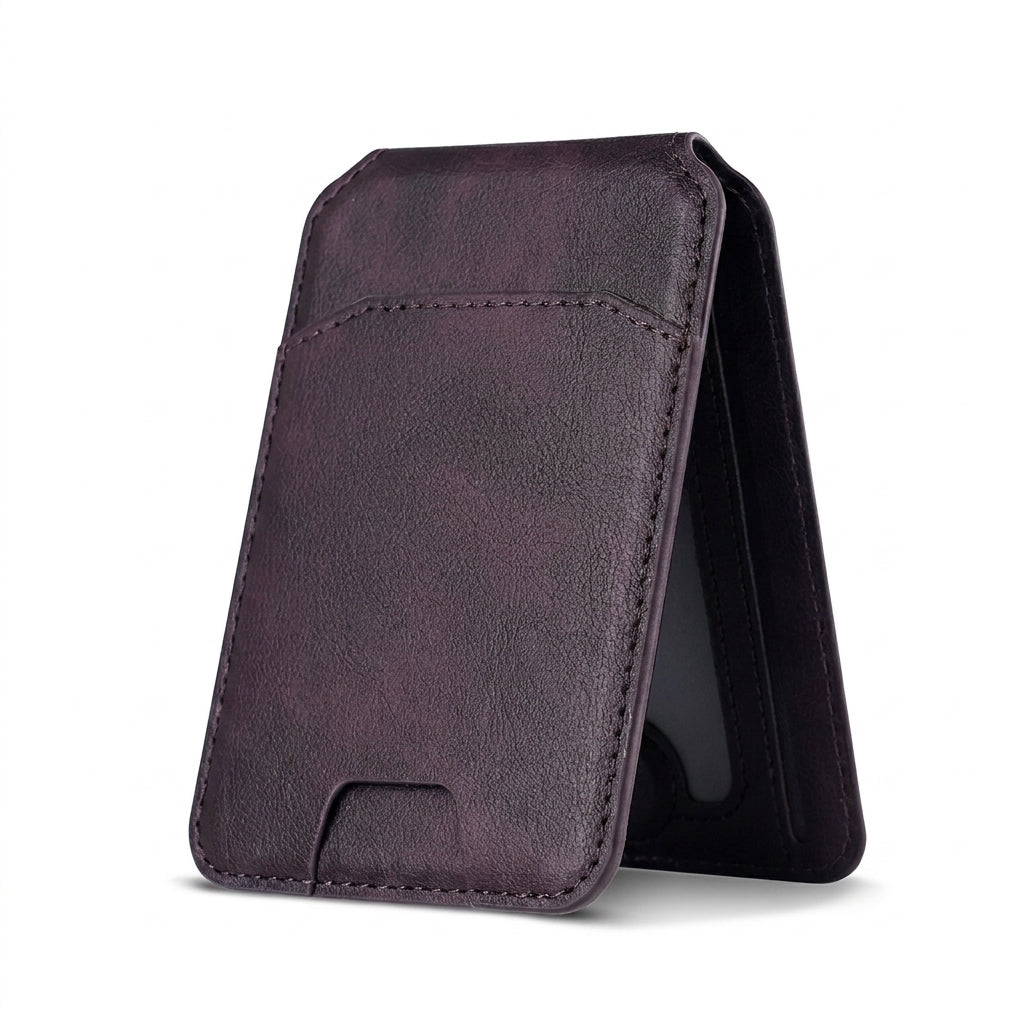 Magnetic Leather Wallet Case for iPhone 12/13/14/15/16 Pro Max – Card Holder