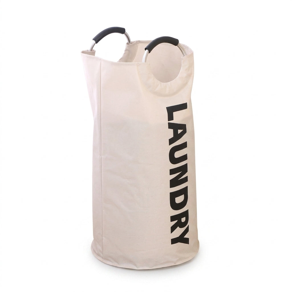 Large 90L Oxford Laundry Bag with Padded Handles – Foldable Clothes Storage