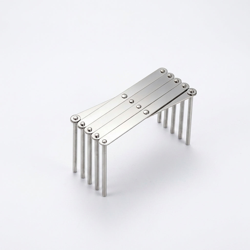 Retractable Stainless Steel Pot Lid & Plate Rack — Foldable Kitchen Organiser