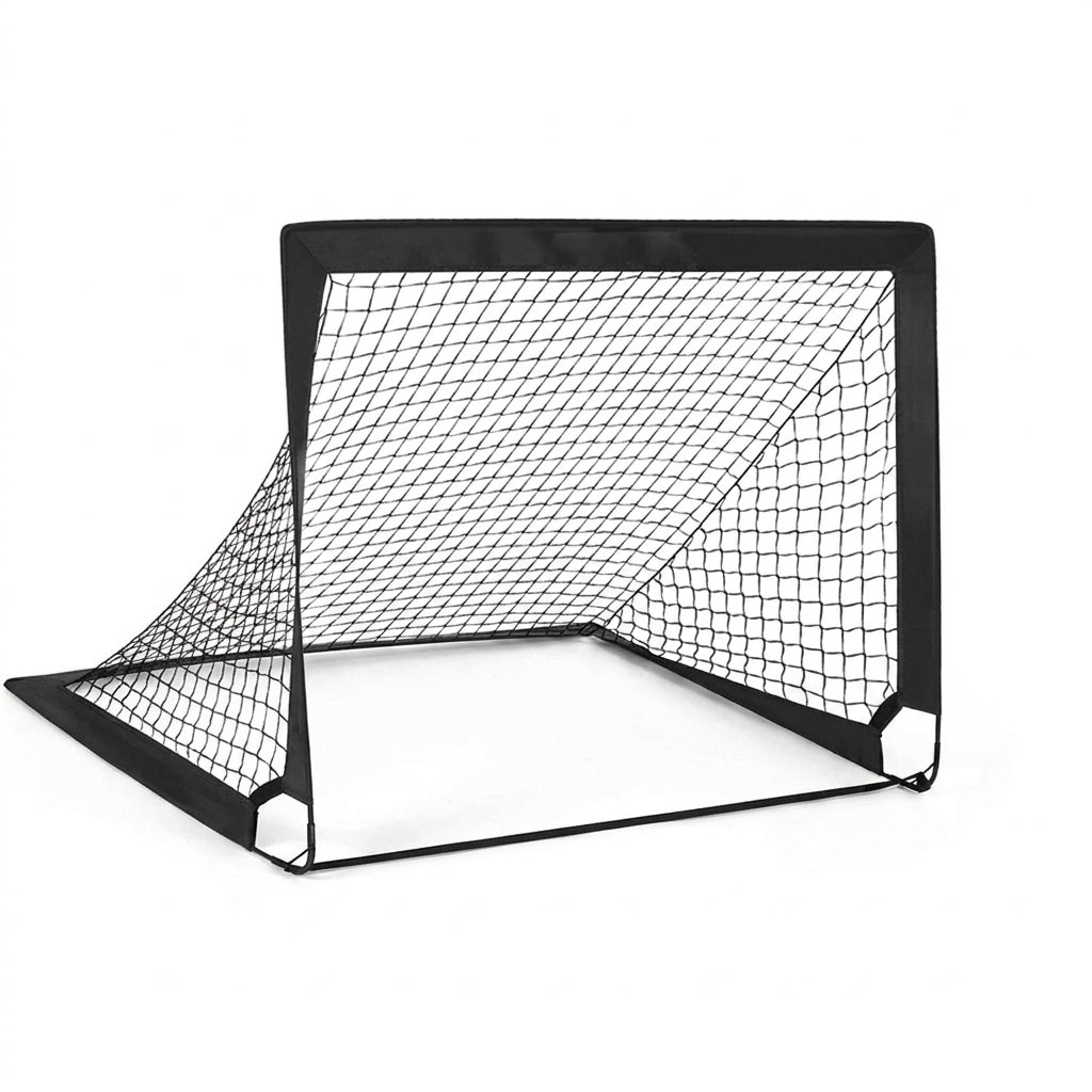 Pop-Up Football Goal for Garden — Portable Kids Soccer Net Set