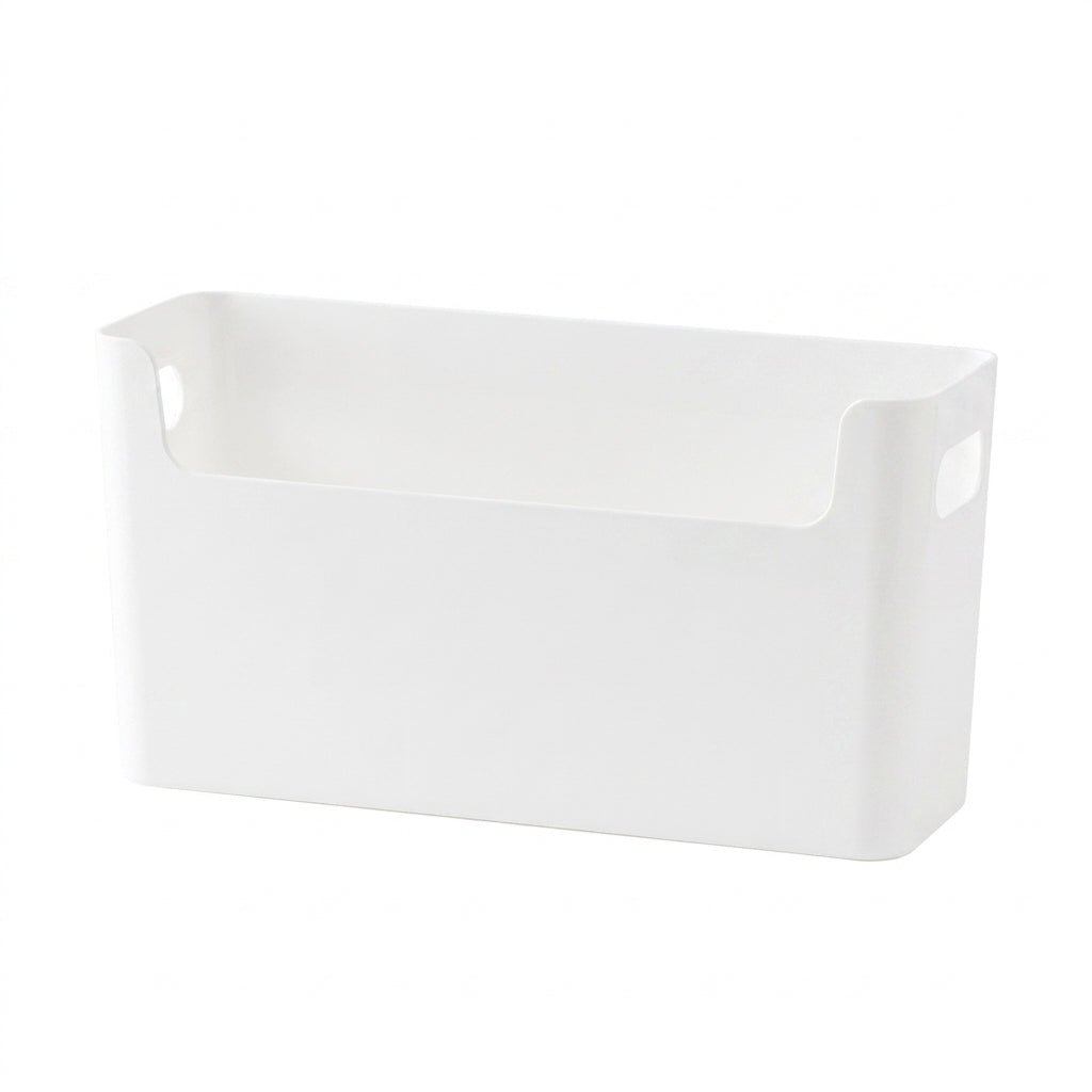 Punch-Free Wall-Mounted Plastic Storage Bin – Single Cabinet Door Organiser (S or L)
