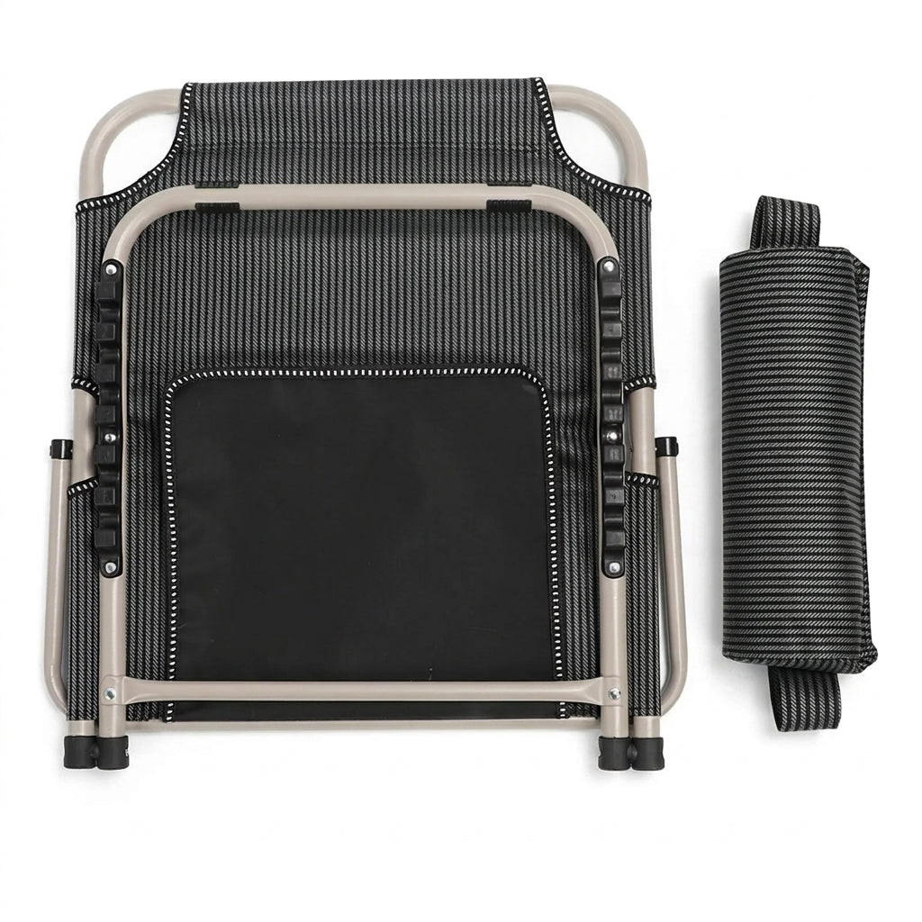 Adjustable Lifting Bed Backrest Floor Chair with Head Pillow — 6‑Position