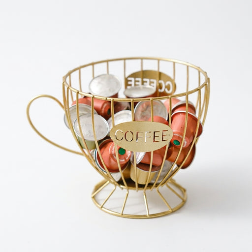 Metal Shelf for Coffee Capsules, Snacks and Sweets — Countertop Storage