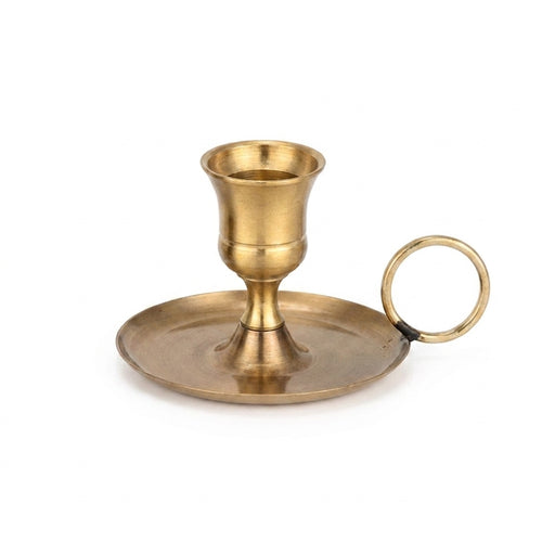 Retro Metal Candle Holder with Handle — European-Style Centrepiece for Dining Table, Weddings & Festive Décor
