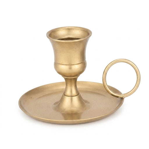 Retro Metal Candle Holder with Handle — European-Style Centrepiece for Dining Table, Weddings & Festive Décor