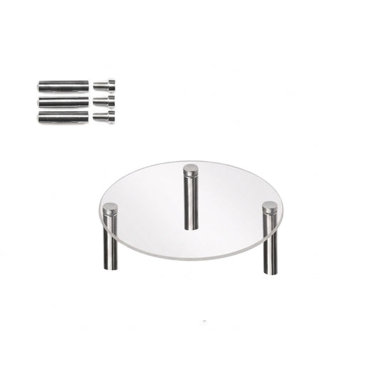 Transparent Acrylic Cake Stand — Round Cupcake & Dessert Display, Party Holder