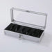 Aluminium-Frame Watch Storage Box — 6 / 12 / 24 Slot Display Case