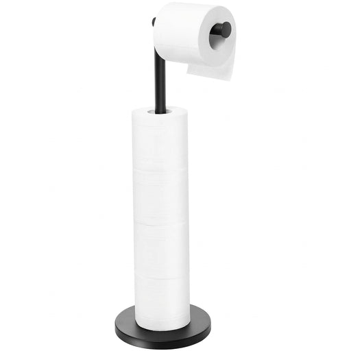 Stainless Steel Freestanding Toilet Roll Holder – 4–5 Roll Storage