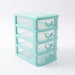 4-layer Transparent Jewellery Storage Box with Rhinestone Detail
