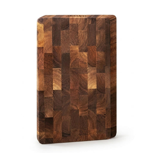 Thick Acacia Double‑Sided Checkerboard Cutting Board – Non‑slip Solid Wood