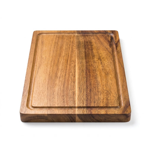 Acacia Wood Chopping Board — Thick Rectangular Cutting Board (S/M/L)