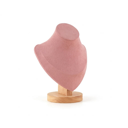 Wooden Mannequin Bust Necklace Display Stand — Portrait Jewellery Holder (S/M/L)