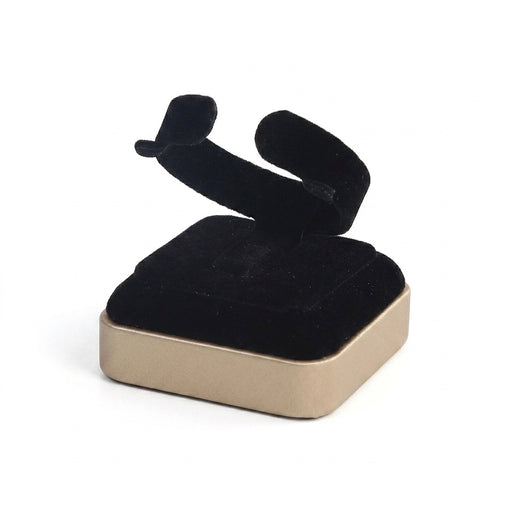 Velvet Jewellery Organiser Stand – Metal Ring, Pendant, Bracelet & Watch Display
