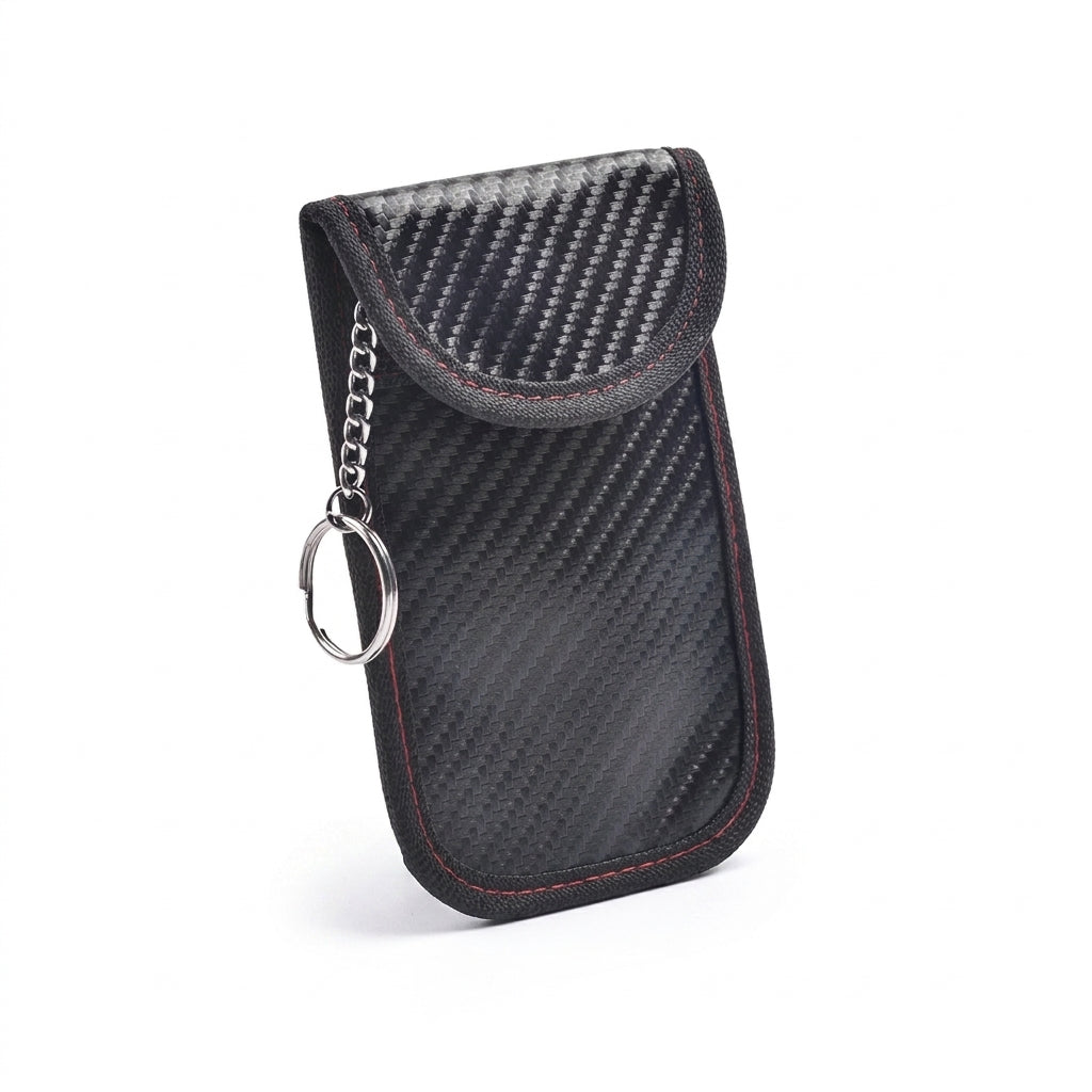 Key Signal Shielding Pouch — Faraday Case for Keyless Car Fobs