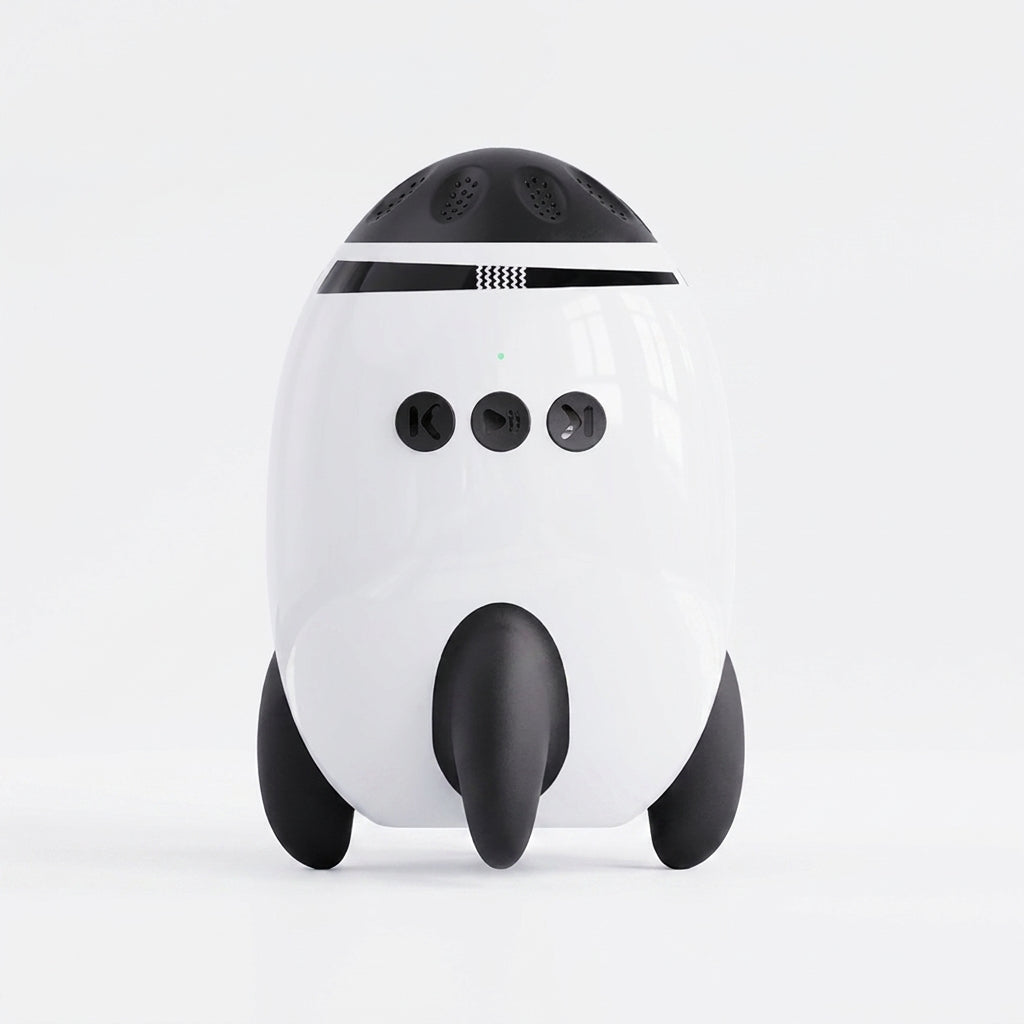 Portable Baby Soother — Bluetooth Sleep Aid & Rocker, USB‑C Rechargeable (White)