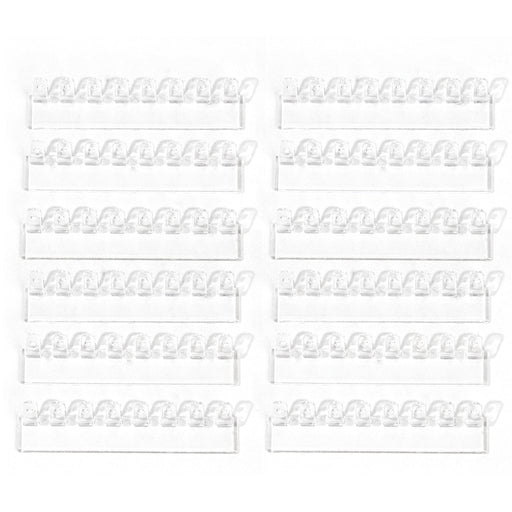 Necklace Storage Rack — 3/6/12/18pcs Wall-Mounted Anti-Tangle Jewellery Display with 8 Hooks
