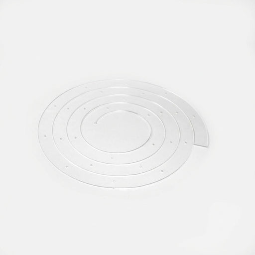 Foldable Acrylic Cake Spiral Stand — 4–14in Multi‑layer Display for Weddings & Parties