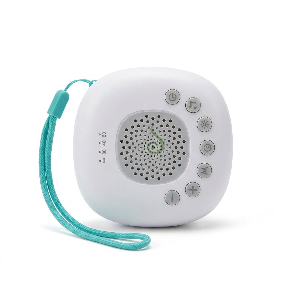 Portable White Noise Machine for Babies — Rechargeable, 6/10/20 Soothing Sounds