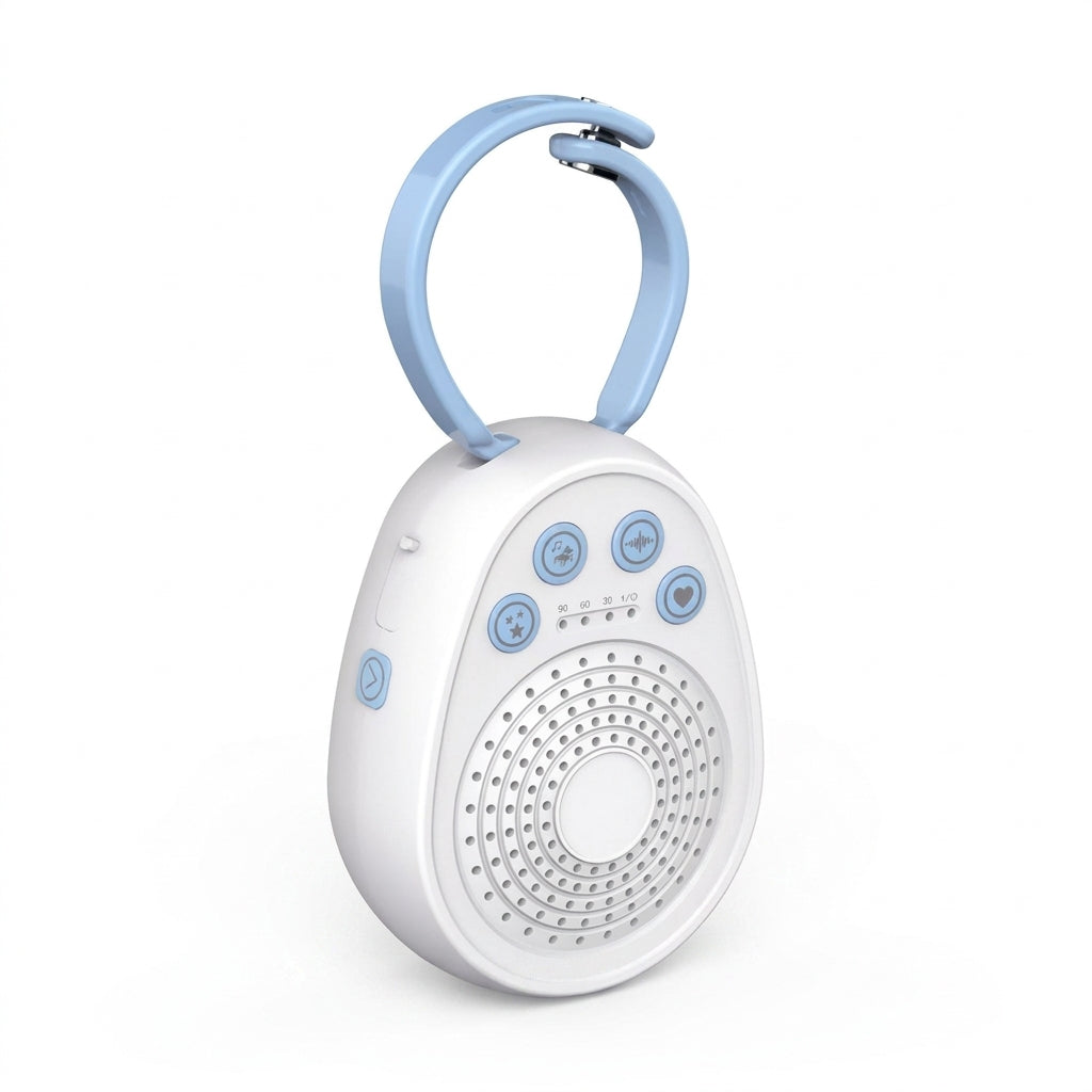 Baby White Noise Machine — Sleep in 3 Minutes, 20 Soothing Sounds, USB Rechargeable