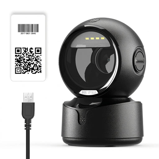 NT‑A5 Desktop 2D QR Barcode Scanner – Hands‑Free Omnidirectional USB