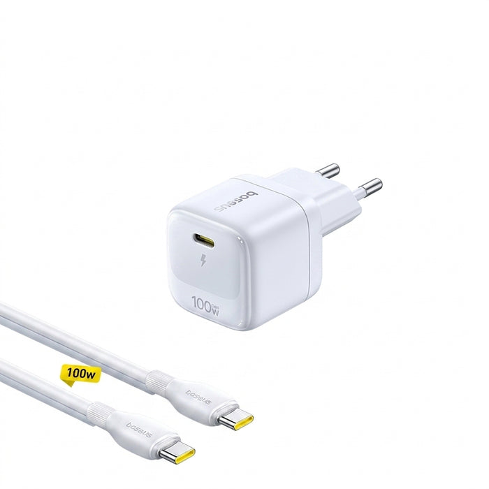 Mini 100W GaN USB‑C Fast Charger — Quick Charge for iPhone 17/16/15 Pro Max, iPad & Xiaomi