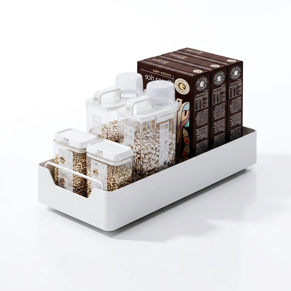 Under-sink Pull-out Drawer Organiser – No-drill Sliding Storage Rack for Kitchen & Bathroom