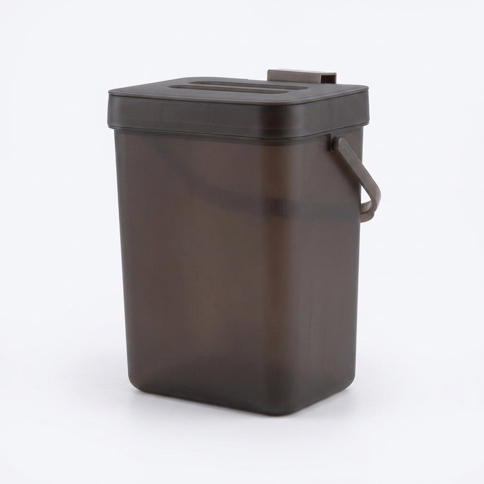 Kitchen Food Waste Bin — Small Countertop Compost Caddy with Lid, Wall-Mountable (3L & 5L)