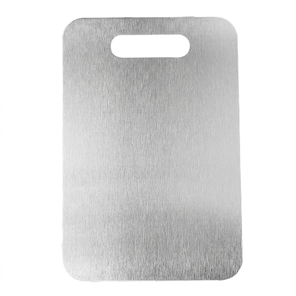 Stainless-steel Cutting Board — Thickened, Double-sided Food‑Grade Chopping Board