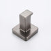 Grey Bathroom Hardware Set — Shelf, 48cm Towel Bar, Towel Ring, Robe Hook & Paper Holder