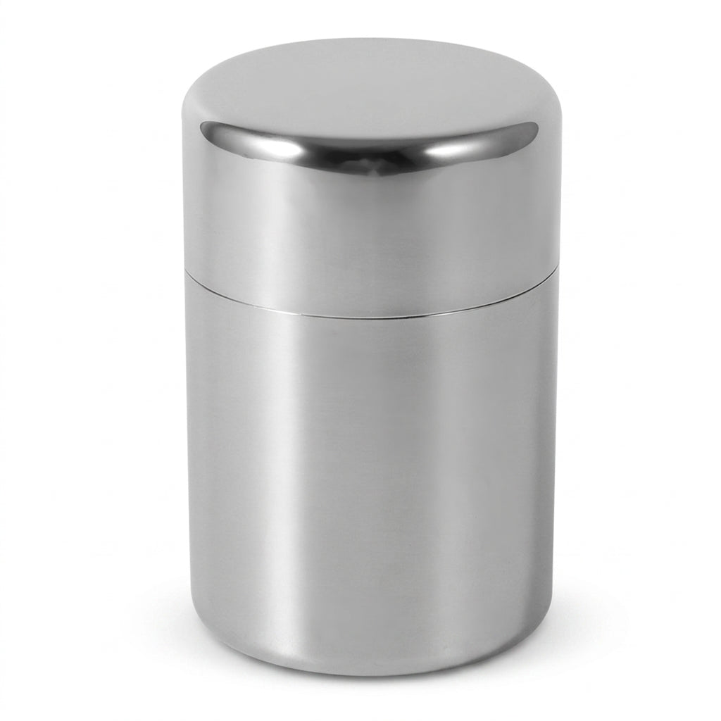 Stainless Steel Tea & Coffee Canisters — 304 Kitchen Storage Tins (S & L)