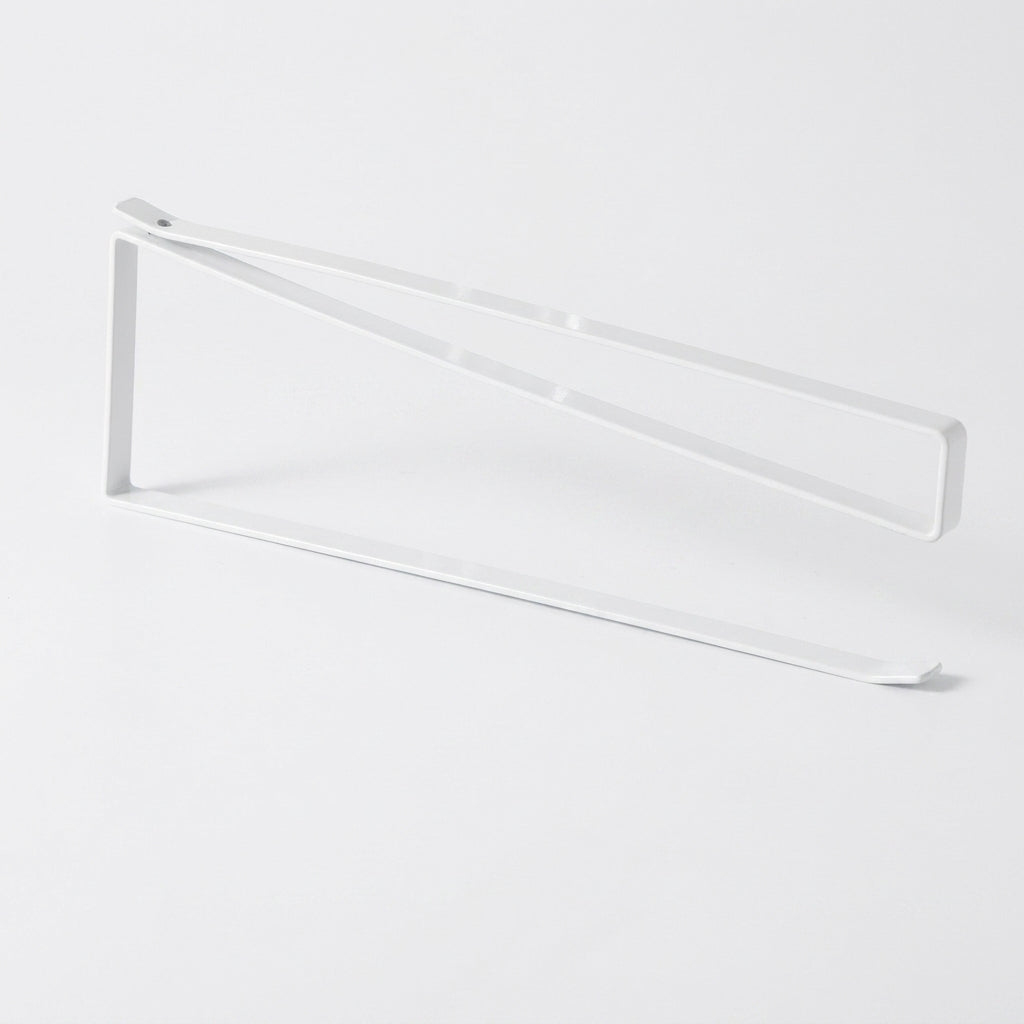No-drill Cabinet Hanger Paper Towel & Toilet Roll Holder – Iron Wall/Cabinet Storage