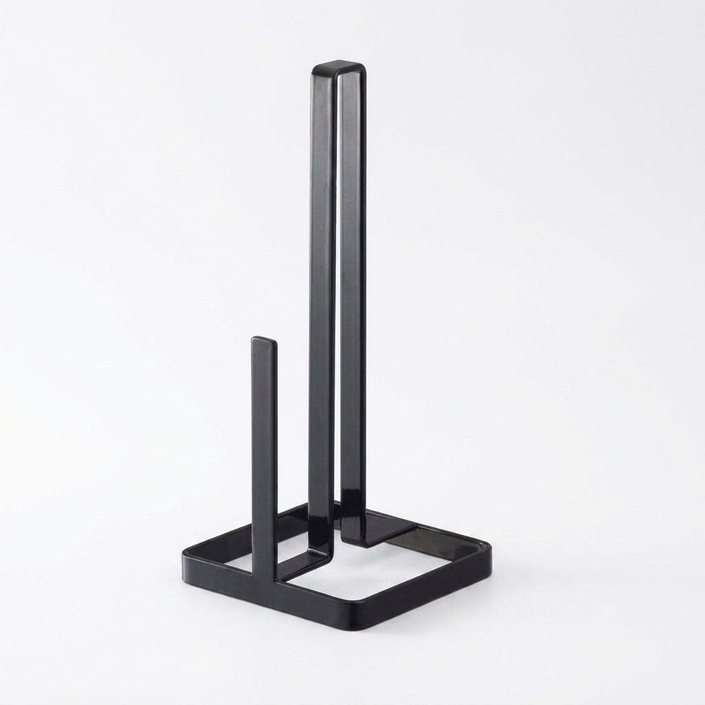 Portable Metal Paper Towel & Napkin Holder for Kitchen & Bathroom — Modern Minimalist