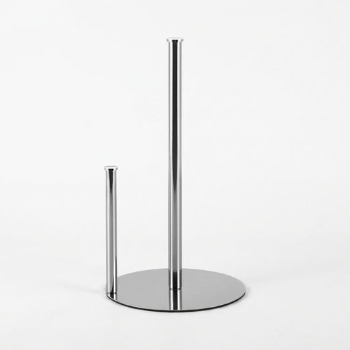 Paper Towel Holder — Weighted Base Countertop Roll Organiser (Black)