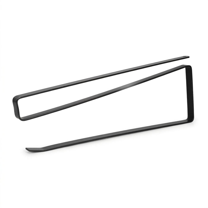 Punch-Free Over-Cupboard Paper Towel & Toilet Roll Holder – Hanging Kitchen Rack (Black/White)