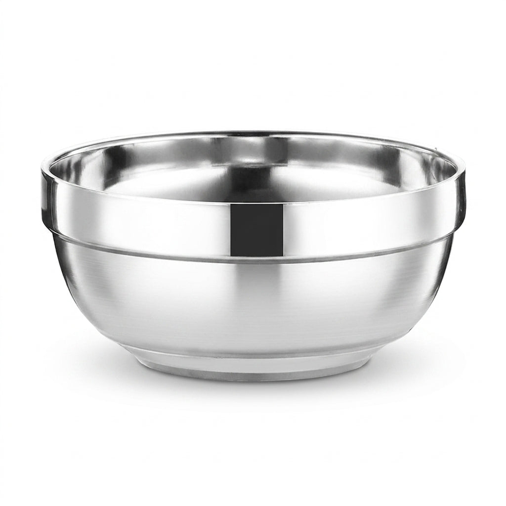 14.5cm Stainless Steel Bowl – Durable, Stackable for Mixing, Pickling, Salad & Fruit