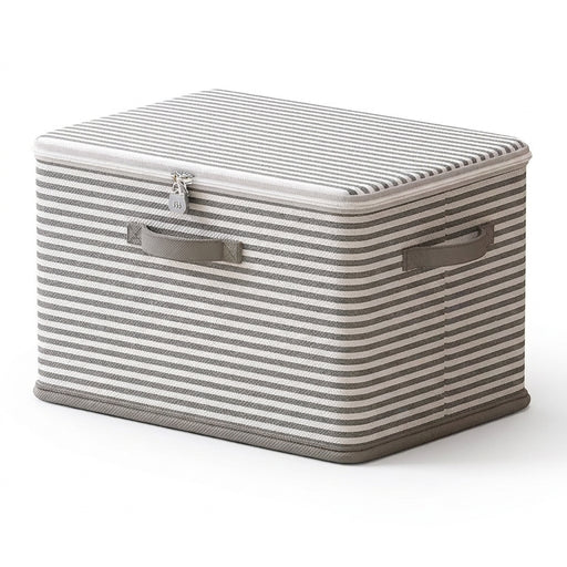 Foldable Lockable Storage Box with Password Lock for Clothes, Blankets and Toys