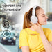 SOMIC MS300 Wireless bluetooth Headphones CVC8.0 Noise Reduction 40MM Drivers AUX-In 1000mAh Adjustable Head-Mounted Sports Music Headset with Mic