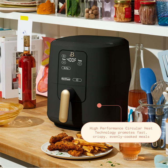 6-Quart Air Fryer: Advanced Digital Touchscreen for Efficient Everyday Cooking